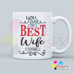 You are the best wife in the world mug, Personalized mug for wife