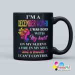 Personalized Birthday Mug for December Woman