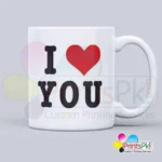 I Love You Mug, Customized Mug