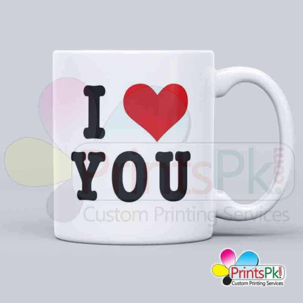 i love you mug, customized mug