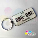 ICT Number Plate Keyring, Islamabad Customised Number Plate Keyring