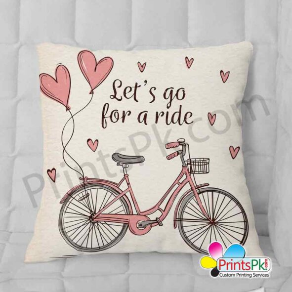 let's go for a ride cushion, best gift for love