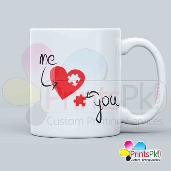 heart mug, custom mug for love