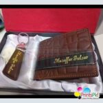 Customized Name Wallet Brown