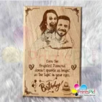 Customized Wooden Frame Picture Engraved Frame