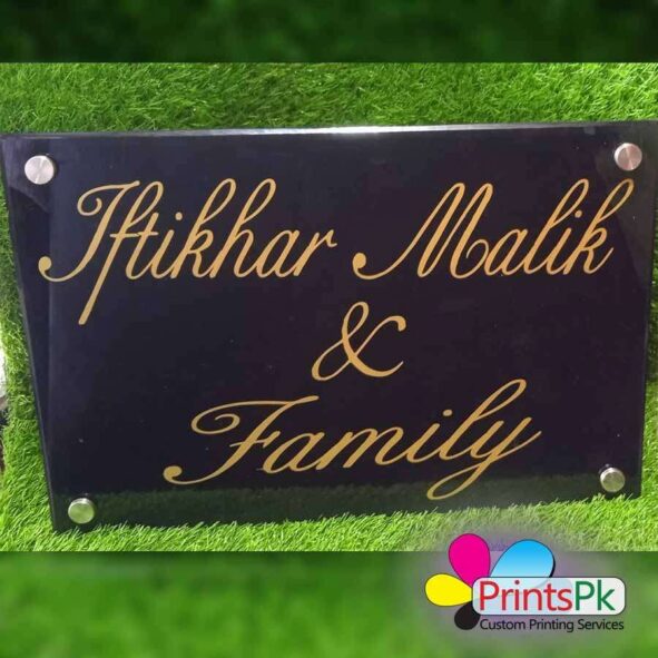 Personalized House Name Plate