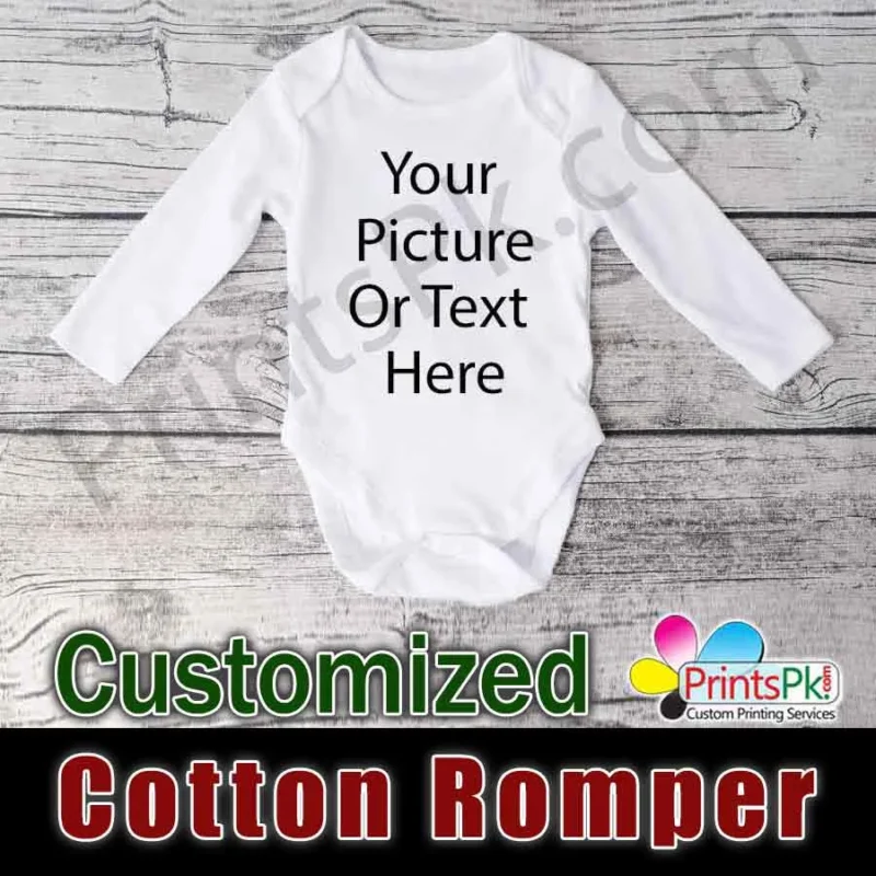 name romper, picture romper, Customized romper