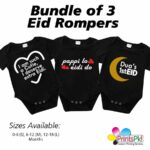 Bundle Of 3 Eid Rompers