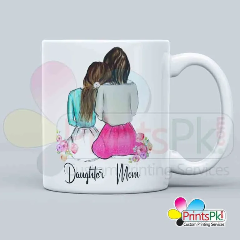 Customized mug for mother and daughter