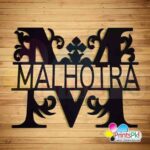 Customized Name Initials Frame For Wall Decoration