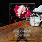 Personalized Picture and Text Frame