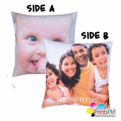 Double Side Picture Cushion Personalize Photo Pillow Silk (Satin) Pillow 16 x 16