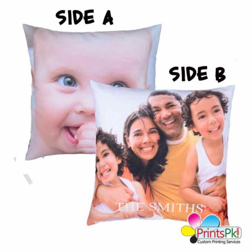 double side picture cushion canvas