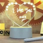 Customized Acrylic Led Side Table Lamp