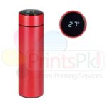Customized Logo or Name Printed Led Temperature Display Smart Water Bottle | Red color