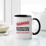 Warning Hormonal Teenager Approach With Caution Mug
