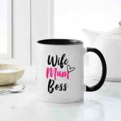 wife mum Boss Mug, Inappropriate thoughts mug